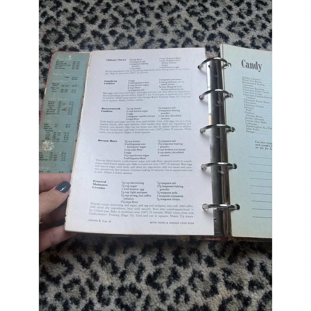 Better Homes & Gardens Cook Book 19th Printing of De Luxe‎ Edition 1949 VTG Read